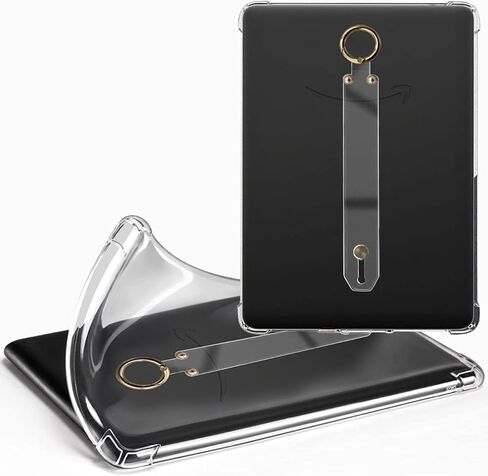 KEEXYICC Clear Case Fit for Kindle Paperwhite (10th Generation, 2018) 6" Transparent Cover, Ultra-Thin Protective Back Shell with Thick Corners for Kindle Paperwhite 4 (10th Gen) (with Hand Strap) in Kuwait