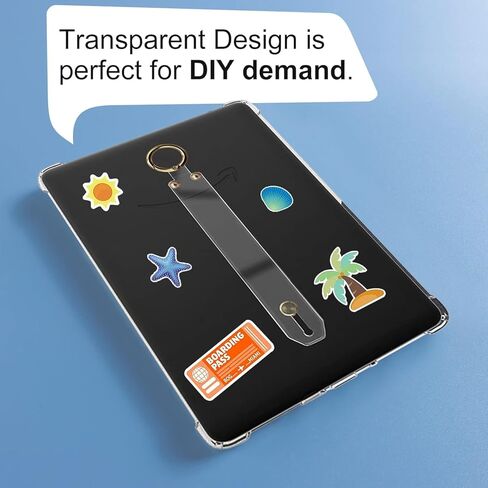 KEEXYICC Clear Case Fit for Kindle Paperwhite (10th Generation, 2018) 6" Transparent Cover, Ultra-Thin Protective Back Shell with Thick Corners for Kindle Paperwhite 4 (10th Gen) (with Hand Strap) in Kuwait