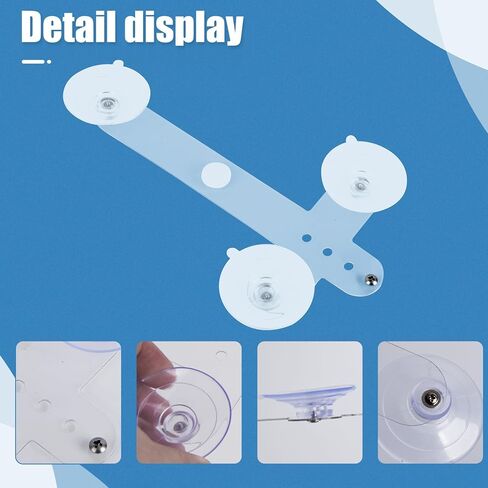 MvToe Police Shield Holder for Car Window, adapted to PBA FOP FMBA Shields, 3 Suction Cups Support The Police Shield, Does Not Contain The Police Badge Only Holder in Kuwait