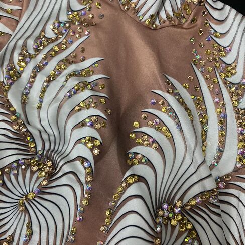 Sexy Geometric Patterns Jumpsuit Women Sparkly Stones Bodysuit Stage Wear Club Celebrate Female Singer Crystals Costume Outfit in Kuwait