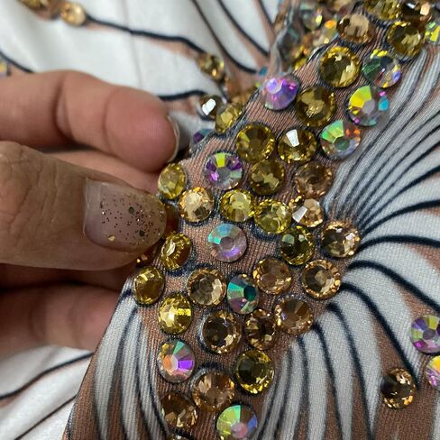 Sexy Geometric Patterns Jumpsuit Women Sparkly Stones Bodysuit Stage Wear Club Celebrate Female Singer Crystals Costume Outfit in Kuwait