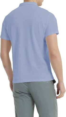 DAVID.ANN Mens Golf Shirt Quick Dry Short Sleeve Casual Workout Polo Shirts in Saudi Arabia