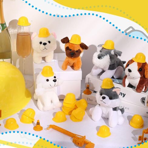 Sratte 25 Pcs Miniature Construction Hat Mini Construction Toy Doll Hats Plastic Miniature Bottle Topper Hats for Party in Saudi Arabia