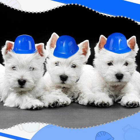 Sratte 25 Pcs Miniature Construction Hat Mini Construction Toy Doll Hats Plastic Miniature Bottle Topper Hats for Party in Saudi Arabia