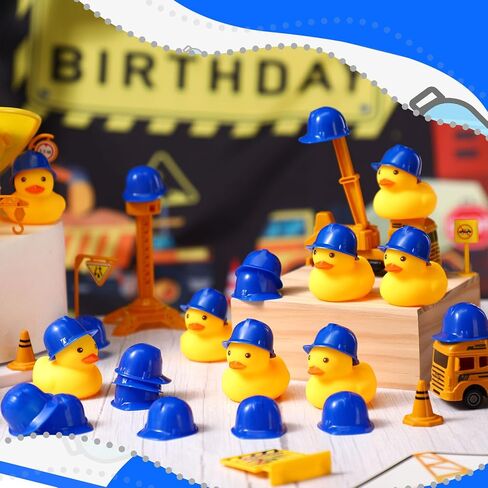 Sratte 25 Pcs Miniature Construction Hat Mini Construction Toy Doll Hats Plastic Miniature Bottle Topper Hats for Party in Saudi Arabia