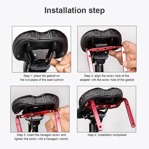 Saddle Water Bottle Cage Mount Adapter Aluminum Alloy Bicycle Bottle Cage Converter Bicycle Seat Post Double Water Bottle Holder Rack Cycling MTB Bike Accessories in Saudi Arabia