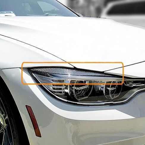 غطاء جفون أمامي من ألياف الكربون الحقيقية اليسرى واليمنى من GXARTS متوافق مع BMW F32 F33 F36 & F80 F82 F83 M3 M4 2012 2013 2014 2015 2016 2017 2018 2019 in Kuwait