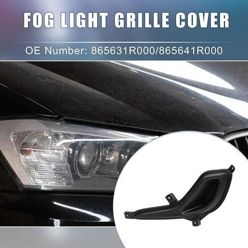 غطاء شبكة مصابيح الضباب الأمامي الأيسر الأيمن من ABSOPRO رقم 865631R000/865641R000 لسيارة Hyundai Accent 2012 2013 2014 2015 2016 2017 1 زوج in Saudi Arabia
