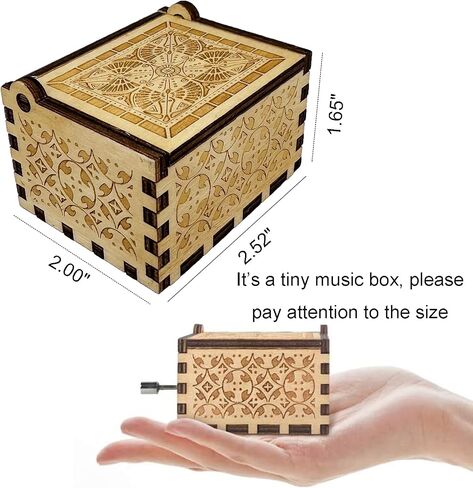 Youtang Jesus Loves Me Music Box, Wooden Musical Box for Christian,Musical Gifts for Christmas, Birthday,Mother's Day,Father's Day (EngravedJesus Loves Me) in Saudi Arabia