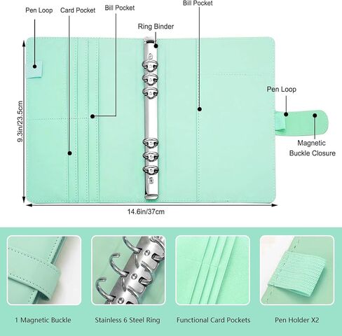 100 Envelopes Money Saving Challenge Savings Book with Cash Envelope, A5 Budget Binder Planning Booklet for Budget Planning and Saving Money Easily Save $5,050 (Green) in Saudi Arabia