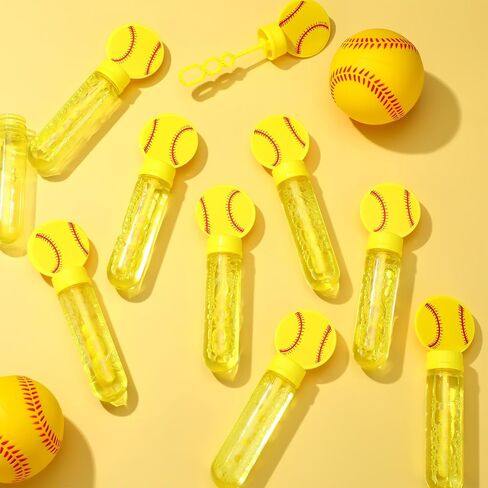 16 Pcs Baseball Bubble Wands Party Favors Baseball Gifts Birthday Bubble Wand Bulk Baseball Party Decorations Baseball Theme Birthday Party Supplies for Outdoor in Saudi Arabia