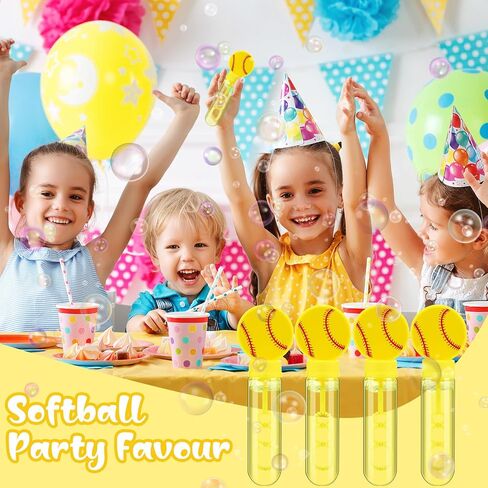 16 Pcs Baseball Bubble Wands Party Favors Baseball Gifts Birthday Bubble Wand Bulk Baseball Party Decorations Baseball Theme Birthday Party Supplies for Outdoor in Saudi Arabia