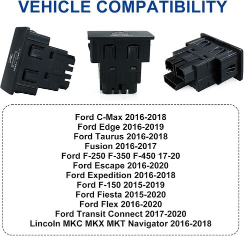 Carplay USB Interface Hub,Compatible Ford/Lincoln//F150 SYNC 3 USB+Type-C module,Dual Port Support Apple Carplay Android,SYNC 3 USB-C Hub Charging Faster-Update to Version 3.4,Hc3Z-19A387-B(L) in Saudi Arabia