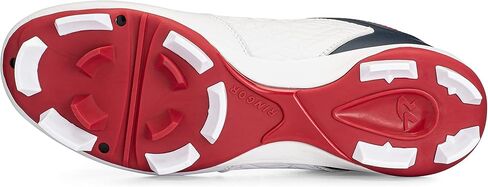 حذاء RIP-IT النسائي ذو الكرة اللينة الماسية - مقاس 6 - أحمر/أبيض/كحلي in Kuwait