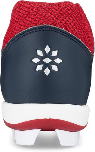 حذاء RIP-IT النسائي ذو الكرة اللينة الماسية - مقاس 6 - أحمر/أبيض/كحلي in Kuwait