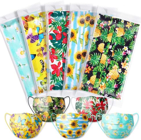 NiHealth 50PCS Disposable Face Masks for Women Tomorotec Individually Wrapped in Saudi Arabia