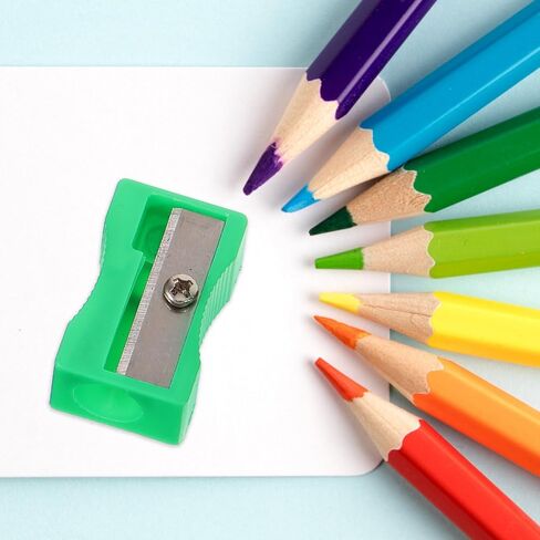 Tofficu 24pcs Pencil Sharpeners in Bulk, Pencil Sharpener Manual Sharpener, Colorful Mini Handheld Pencil Sharpener for Kids, Small Handheld Pencil Sharpener Bulk for Pencil Eyeliner in Saudi Arabia