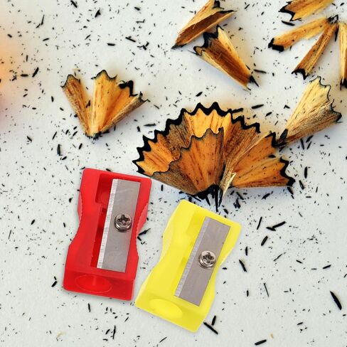 Tofficu 24pcs Pencil Sharpeners in Bulk, Pencil Sharpener Manual Sharpener, Colorful Mini Handheld Pencil Sharpener for Kids, Small Handheld Pencil Sharpener Bulk for Pencil Eyeliner in Saudi Arabia