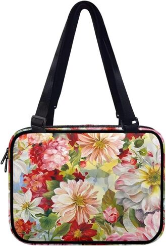 Artistic Butterfly Bible Carrying Case for Women Zippered Bible Organizer Waterproof Scripture Case Church Bag Bible Protective with Handle Pockets Multifunctional Messenger Bag in Saudi Arabia