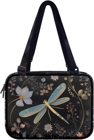 Artistic Butterfly Bible Carrying Case for Women Zippered Bible Organizer Waterproof Scripture Case Church Bag Bible Protective with Handle Pockets Multifunctional Messenger Bag in Saudi Arabia