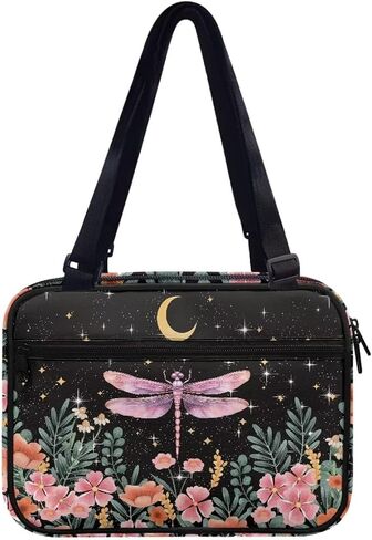 Artistic Butterfly Bible Carrying Case for Women Zippered Bible Organizer Waterproof Scripture Case Church Bag Bible Protective with Handle Pockets Multifunctional Messenger Bag in Saudi Arabia