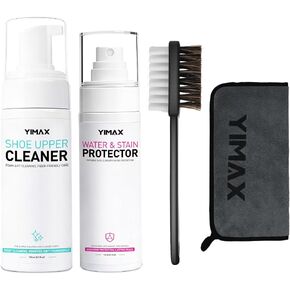 Shoe Cleaning Kit for Sneakers, Water-Free Foam Sneaker Cleaner, Shoe Care Kit, Sneaker Cleaner and Shoe Protector Oil with Brush & Microfiber Towel Included, Effective for All Type Shoes in Saudi Arabia