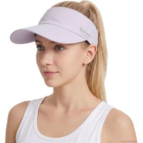 Sun Visor Hat for Men Women, Summer Wide Brim UV Protection Visor Adjustable Empty Top Hat for Golf Tennis Running in Saudi Arabia