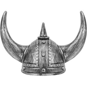 Viking Helmet, Viking Hat with Horns Plastic Medieval Helmets Norse Barbarian Warrior Hat Vikings Costume Accessories for Men Adults for Halloween Cosplay Battle Play in Saudi Arabia