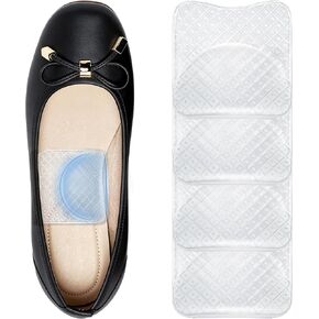 Arch Support Pads are Suitable for Flat feet，Women's Arch Support Insoles,3 Different Heights，Suitable for Plantar Fasciitis， 2 Pairs (Transparent, 2 Pair High Arch 0.55in) in Saudi Arabia