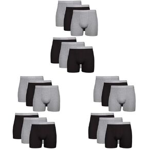 Hanes mens Underwear Boxer Briefs Pack, Cool & Breathable Cotton Moisture-wicking Underwear for Men, No Ride Up in Kuwait