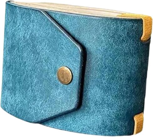 Colaxi Cash Wrap Wallet with Clasp Organizer Lightweight Fashion Handy Purse Bands Leather Money Clip Holder for Business Trip Shopping Men Women for Bills, Slim Pocket Money, Blue in Kuwait