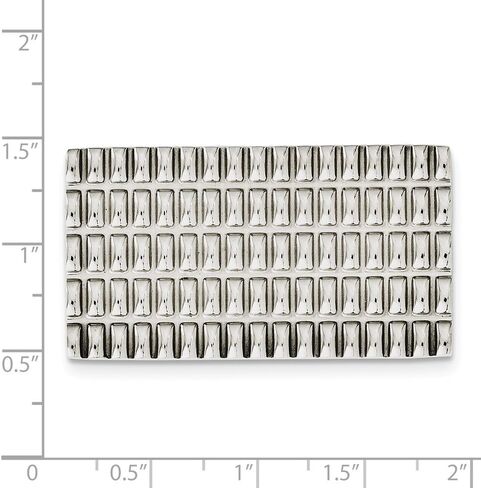 Stainless Steel Textured & Polished Money Clip (25mm x 46mm) in Kuwait