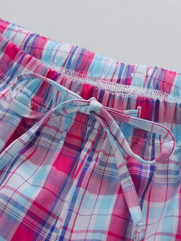 Latuza Women's Woven Cotton Capri Pajama Pants Poplin Pj Bottoms in Kuwait