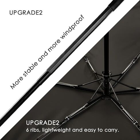 Tiger Painting Windproof Umbrella Auto Open Folding Umbrella, 6 Ribs Reverse Umbrella for Travel Golf Rain in Kuwait