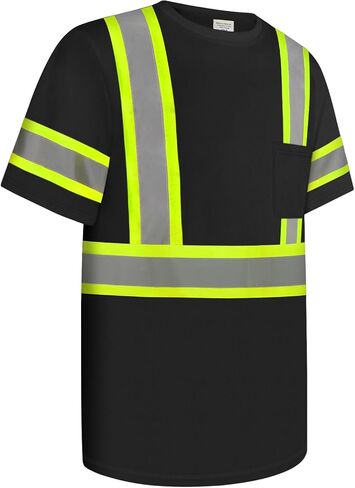 Class 3 Hi Visibility Safety Reflective Work Shirts with Bottom for Men & Women in Saudi Arabia