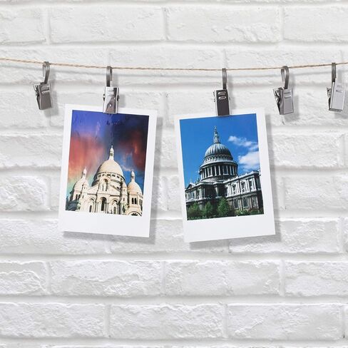 60pcs Curtain Clips, Stainless Steel Curtain Hooks, Hanging Clips with Hooks for Curtain String Lights Photos Party Decor in Saudi Arabia