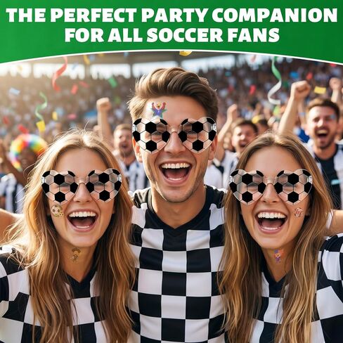 SelfTek 12 Pcs Heart Shaped Soccer basketball softball Sunglasses - Soccer Party Favors Goodie Bag Stuffers for Team Gifts in Kuwait