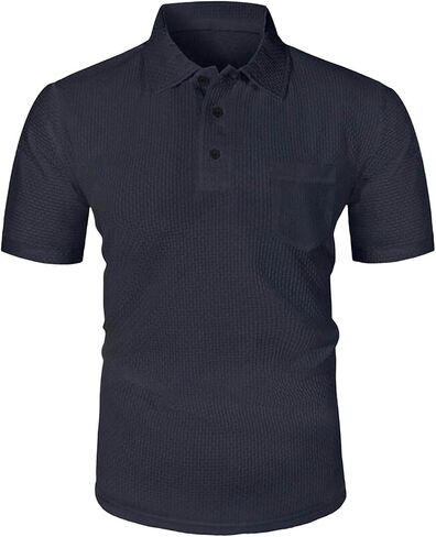 Breeze Capri Shirt for Men Wearbreeze Beer Belly Short Sleeve Wear Collared Textured Shirts Quick Dry Golf Casual in Kuwait