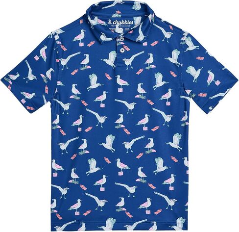 Chubbies The Beaky Blinders (Boys Performance Polo) (Big Kid) in Saudi Arabia