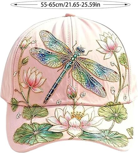 The Garden Morning 2026 Floral Print Baseball Cap Breathable Casual Sun Hat, Adjustable Hat Outdoor Daily Wear in Saudi Arabia