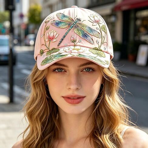 The Garden Morning 2026 Floral Print Baseball Cap Breathable Casual Sun Hat, Adjustable Hat Outdoor Daily Wear in Saudi Arabia