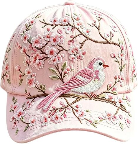 The Garden Morning 2026 Floral Print Baseball Cap Breathable Casual Sun Hat, Adjustable Hat Outdoor Daily Wear in Saudi Arabia