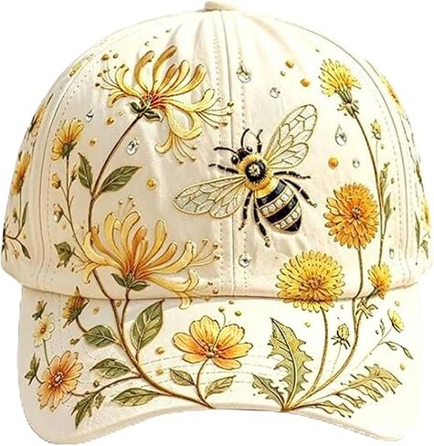 The Garden Morning 2026 Floral Print Baseball Cap Breathable Casual Sun Hat, Adjustable Hat Outdoor Daily Wear in Saudi Arabia