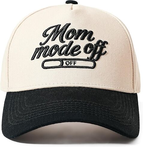 Embroidered Adjustable Baseball Cap for Women Ladies, Mama Mommin Trucker Hat, Mothers Day Birthday Coffee Gifts for Mom in Saudi Arabia