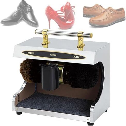 Automatic Induction Shoe Polisher Machine - Efficient Electric Shoe Shine Device for Home & Public Use (Color: A) - Fast, Easy, and Mess-Free Cleaning Solution in Saudi Arabia