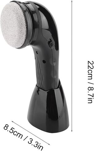 Electric Shoe Polisher, USB Rechargeable Leather Shoes Brush Cleaner with 6 Attachments for Handbags Furniture Car Seats Travel Home Use in Kuwait