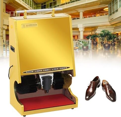 Automatic Electric Shoe Polisher - Efficient Cleaning Machine for Shoes, Boots, Bags & Sofas - Fast, Easy, and Effective Household Polishing Solution in Saudi Arabia