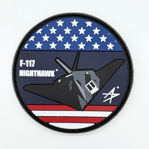Lockheed Martin® F-117 Nighthawk® Flag 3 in PVC Shoulder Patch in Kuwait