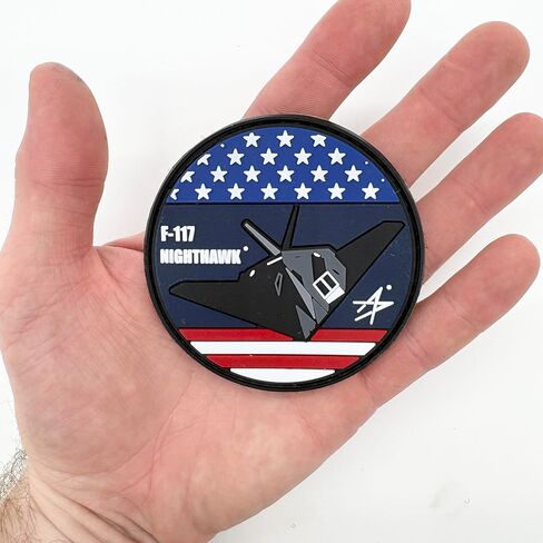 Lockheed Martin® F-117 Nighthawk® Flag 3 in PVC Shoulder Patch in Kuwait