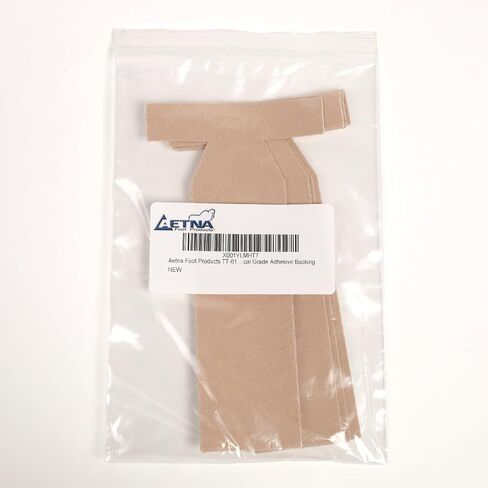 Aetna Foot Products-Adhesive Turf Toe T-Strap – Pack of 100 – Big Toe Brace Straightener – 100% Cotton Moleskin for Support – Medical Grade Adhesive in Kuwait
